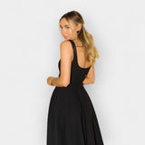 Siret | Midi rochie cu o frunță A