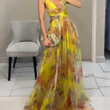 Giselle | Rochie captivantă de gală cu model floral