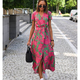 Amelie | Midi rochie cu model floral reglabilă și confortabilă