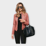 Johanna | Jachetă de piele în stil modern