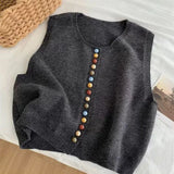 Maribele | Pulover cu nasturi colorați