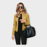 Johanna | Jachetă de piele în stil modern
