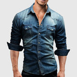 Camisa | Cămașă cu Nastură Structurată pe Față