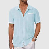 Camisa | Gola Camp Contrastante