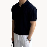 Camisa | Tricot cu Guler Deschis