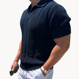 Camisa | Tricot cu Guler Deschis