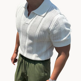 Camisa | Tricot cu Guler Deschis