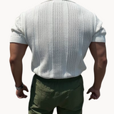 Camisa | Tricot cu Guler Deschis