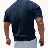 Camisa | Tricot cu Guler Deschis