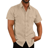 Camisa | Mâneci Scurți Două Buzunare