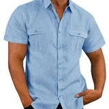 Camisa | Mâneci Scurți Două Buzunare