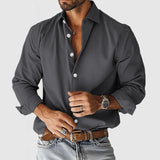 Camisa | Cămașă cu Croială Relaxată și Amestec Moale