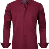 Camisa | Țesătură Elastică Fără Cute