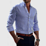 Marcel | Cămașă Overshirt cu Dungi Soft Blend