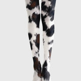 Viken | Leggings cu Tipărire Artistică Distractivă Subțire și Șosete Personalizate [Moo Chic]