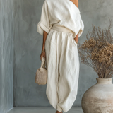 Eleonora | Set elegant asimetric din două piese