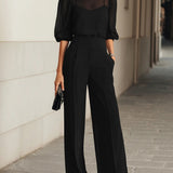 Clarisa | set cu pantaloni largi