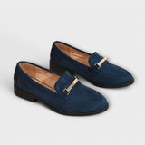 Alexandrina | Mocasini eleganți din flanelă