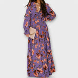 Irina | Rochie Maxi cu Model Floral