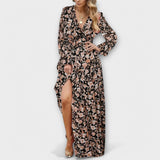 Irina | Rochie Maxi cu Model Floral