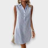 Lúcia | Rochie elegantă cu dungi