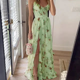 Sónia | Rochie de lungime medie cu imprimeu floral