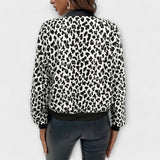 Raquel | Haină cu print leopard elegant