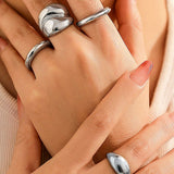 Grete | Set de 4 Inele Metalice