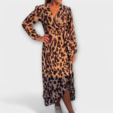 Emília | Rochie zilei cu model leopard