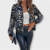 Raquel | Haină cu print leopard elegant