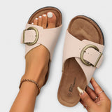 Margie | Sandale de plută pentru femei cu design cu cataramă
