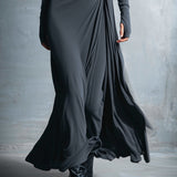 Gabriella | Rochie Lungă cu Nod Lateral