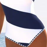 Costum de baie întreg colorat