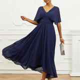 Helena | Rochie midi cu decolteu in V