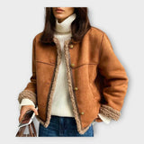Aili | Jachetă de piele elegantă cu căptușeală caldă și stil atempora