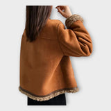 Aili | Jachetă de piele elegantă cu căptușeală caldă și stil atempora