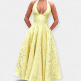 Joana | Rochie midi cu spate deschis și corset