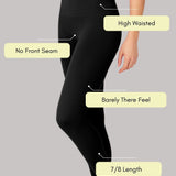 Maarja | Leggings Elevate 7/8 cu talie înaltă Vissvards – Negru