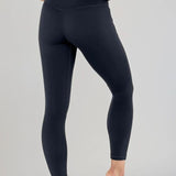 Anne | Legginguri cu talie înaltă 7/8 "All Day" – Negru noapte