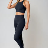 Anne | Legginguri cu talie înaltă 7/8 "All Day" – Negru noapte
