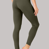 Katrin | Pantaloni Elevate All Day 7/8 cu talie înaltă în verde măsliniu