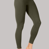 Katrin | Pantaloni Elevate All Day 7/8 cu talie înaltă în verde măsliniu