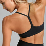 Siret | Sutien sportiv in forma de Y cu sustinere – negru