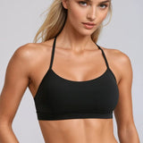 Siret | Sutien sportiv in forma de Y cu sustinere – negru