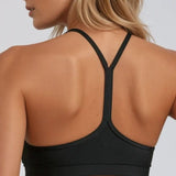 Siret | Sutien sportiv in forma de Y cu sustinere – negru