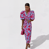 Lilija | Rochie Tropicală Aprinsă