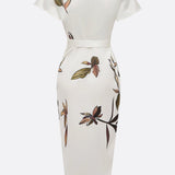 Elin | Rochie Cărucior Elegantă cu Model Floral