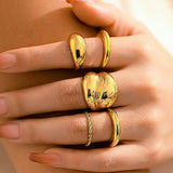 Grete | Set de 4 Inele Metalice