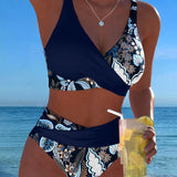 Bikini Contrast Culori Florale