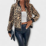 Raquel | Haină cu print leopard elegant